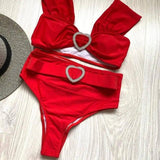 High Waist Bikini Womens Two-Piece Swimsuit-2