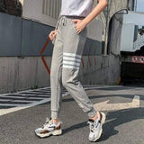 Slim casual harem pants-192K363 grey-6