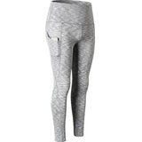 Slim pocket running stretch tights-Colorful grey-5