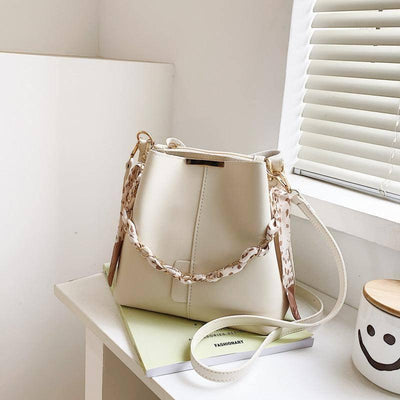 Summer Fashion Shoulder Bag Casual Women Crossbody Bags-Creamy White-6