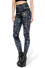 LOVEMI - Lovemi - Women Leggings Fitness Black Skeleton Sexy