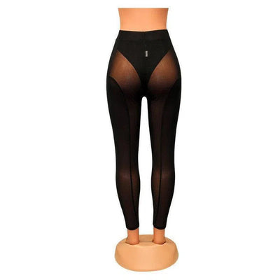 Women's Fashion Skinny See-through Leggings-2