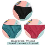 Women Underpants Solid Girls Briefs Female Lingerie-13