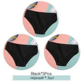 Women Underpants Solid Girls Briefs Female Lingerie-Q-14