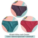 Women Underpants Solid Girls Briefs Female Lingerie-J-9