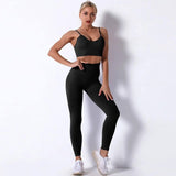 Yoga Pants Fitness Running Yoga Clothes Sports-Black-6